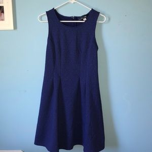 Sleeveless Purple-Blue Dress
